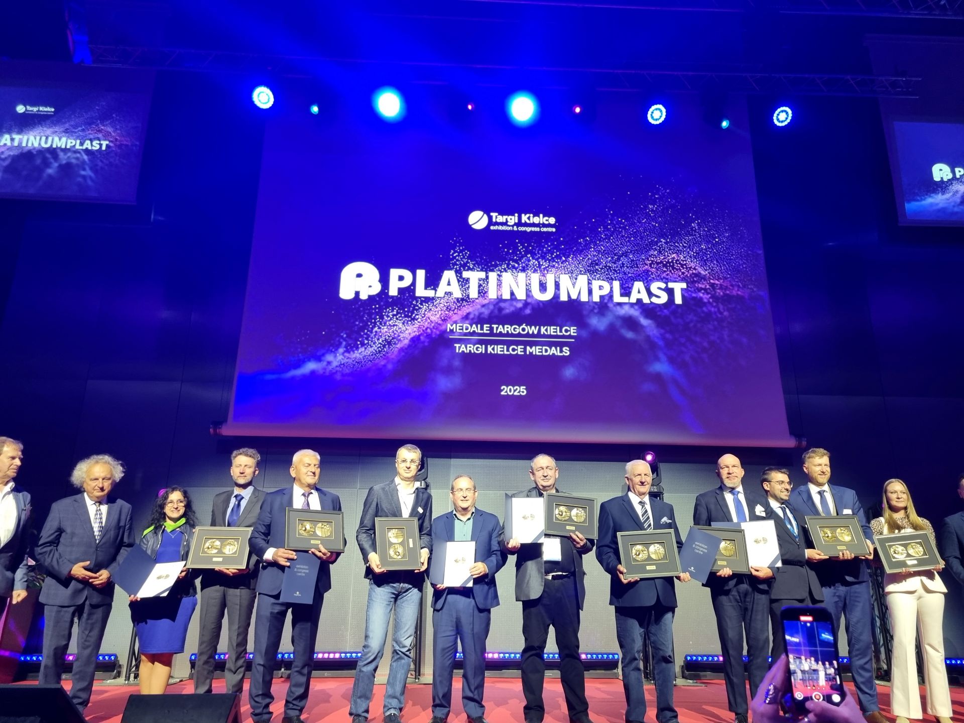 Gouden medaille tijdens de Platinum Plast Gala van dit jaar