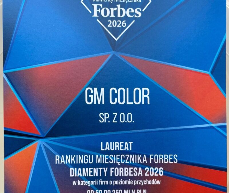 GM Color laureatem rankingu Diamenty Forbes 2026